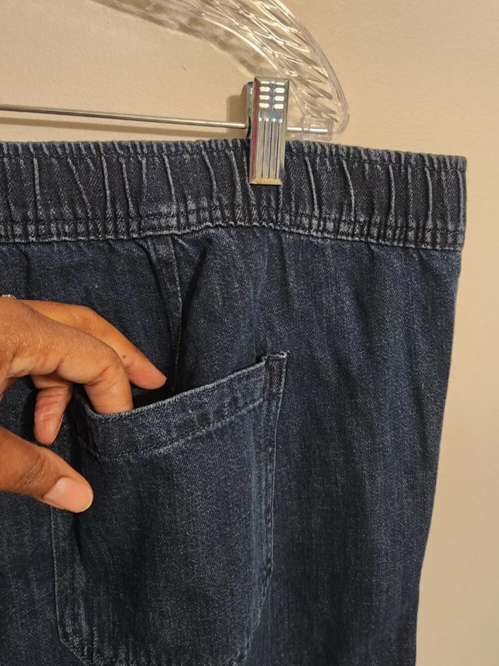GAP | Women's High Rise Dark Indigo Easy Utility Jeans (Size XXL)